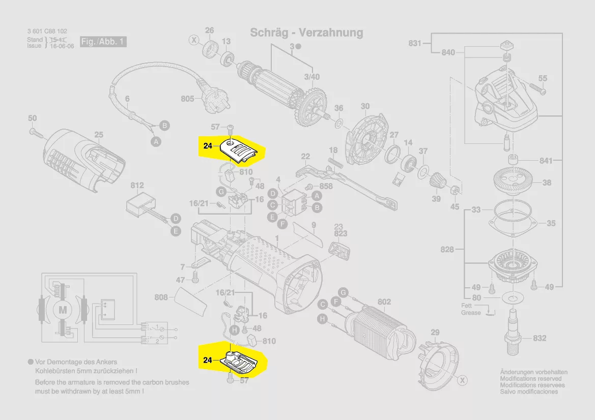 Couvercle réf. 1 619 P02 828 BOSCH